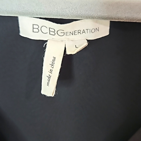 BCBG GENERATION BLACK DRESS SZ L - Picture 2 of 8